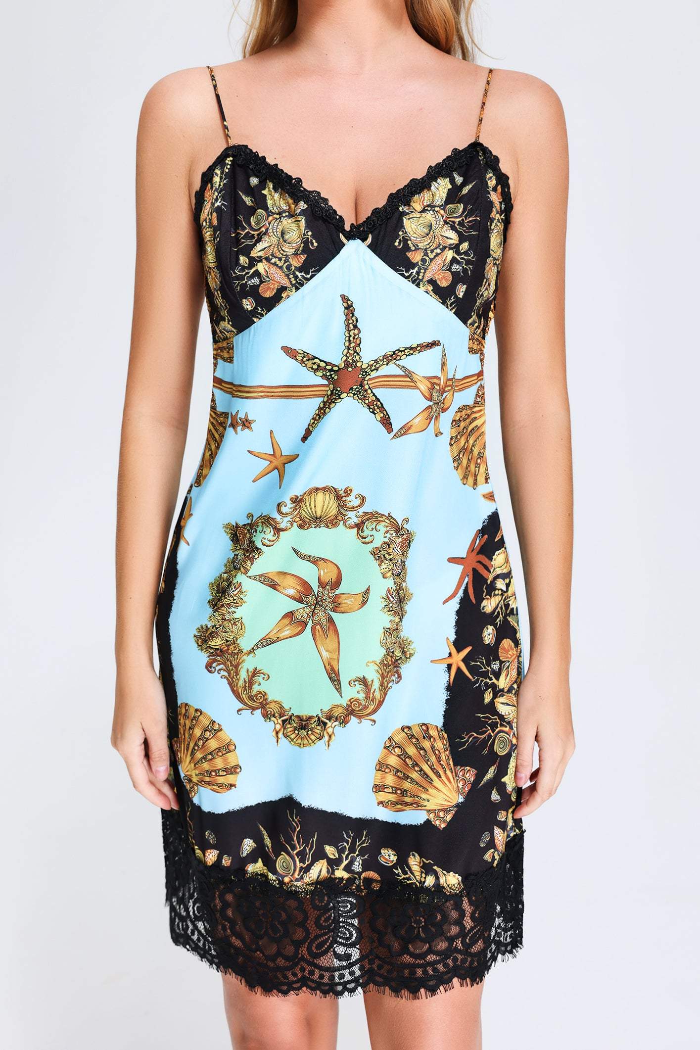 Shantae Halter Printed Dress