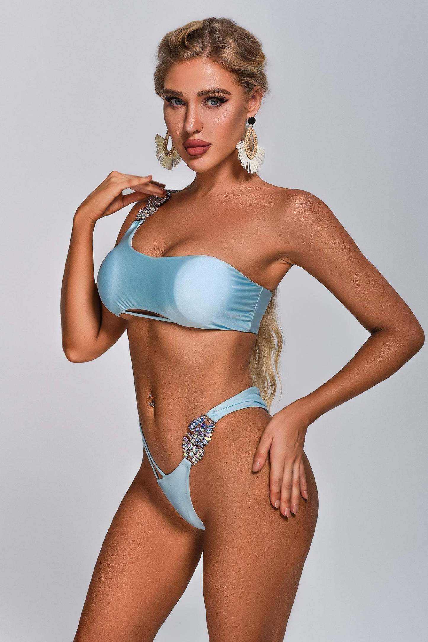 Willa Diamonate Bikini - Blue