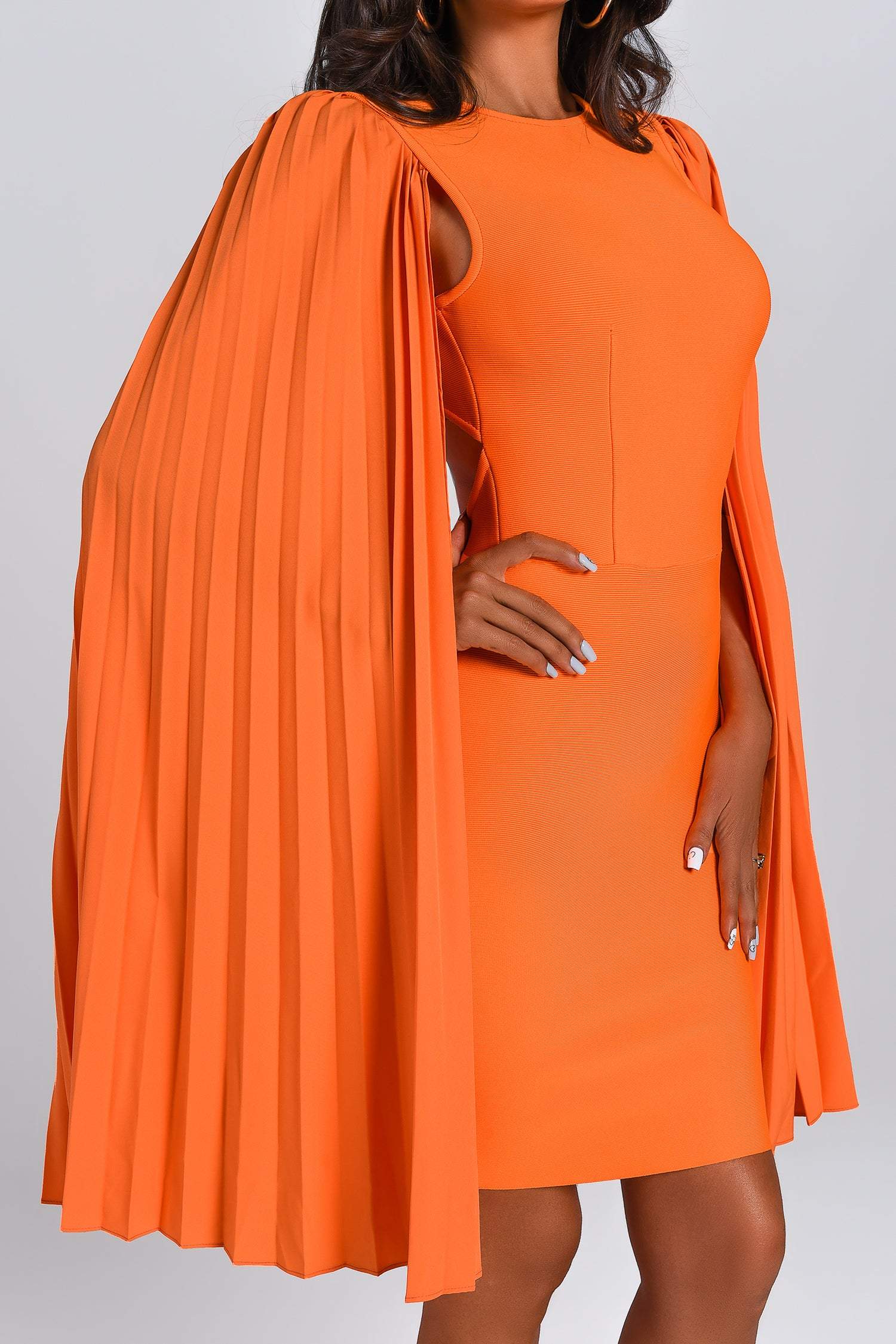 Ronaldette Bandage Dress In Orange