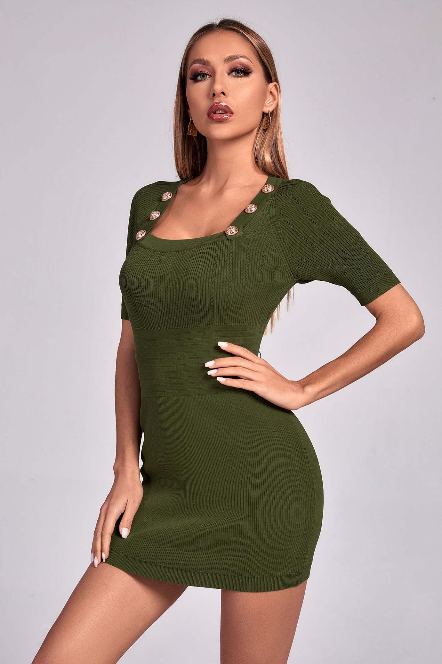 Gaki Mini Knit Dress - Bellabarnett