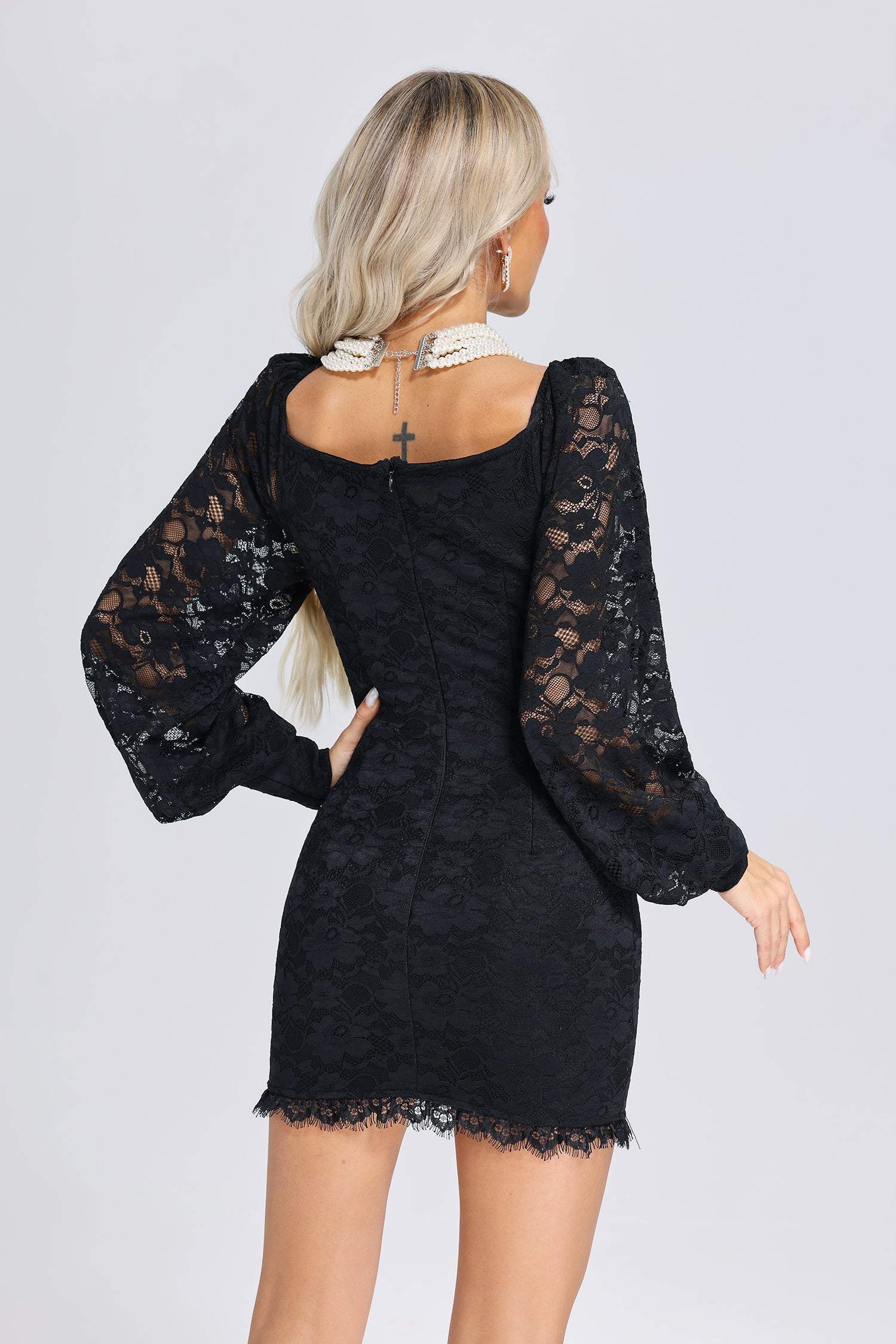 Silvia Lace Mini Dress