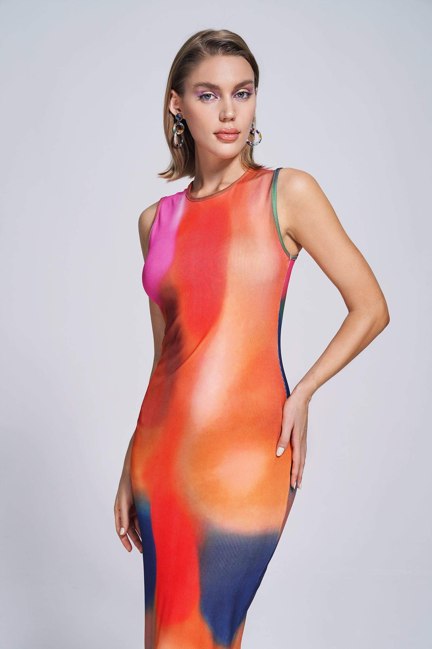 Casper Printed Maxi Dress
