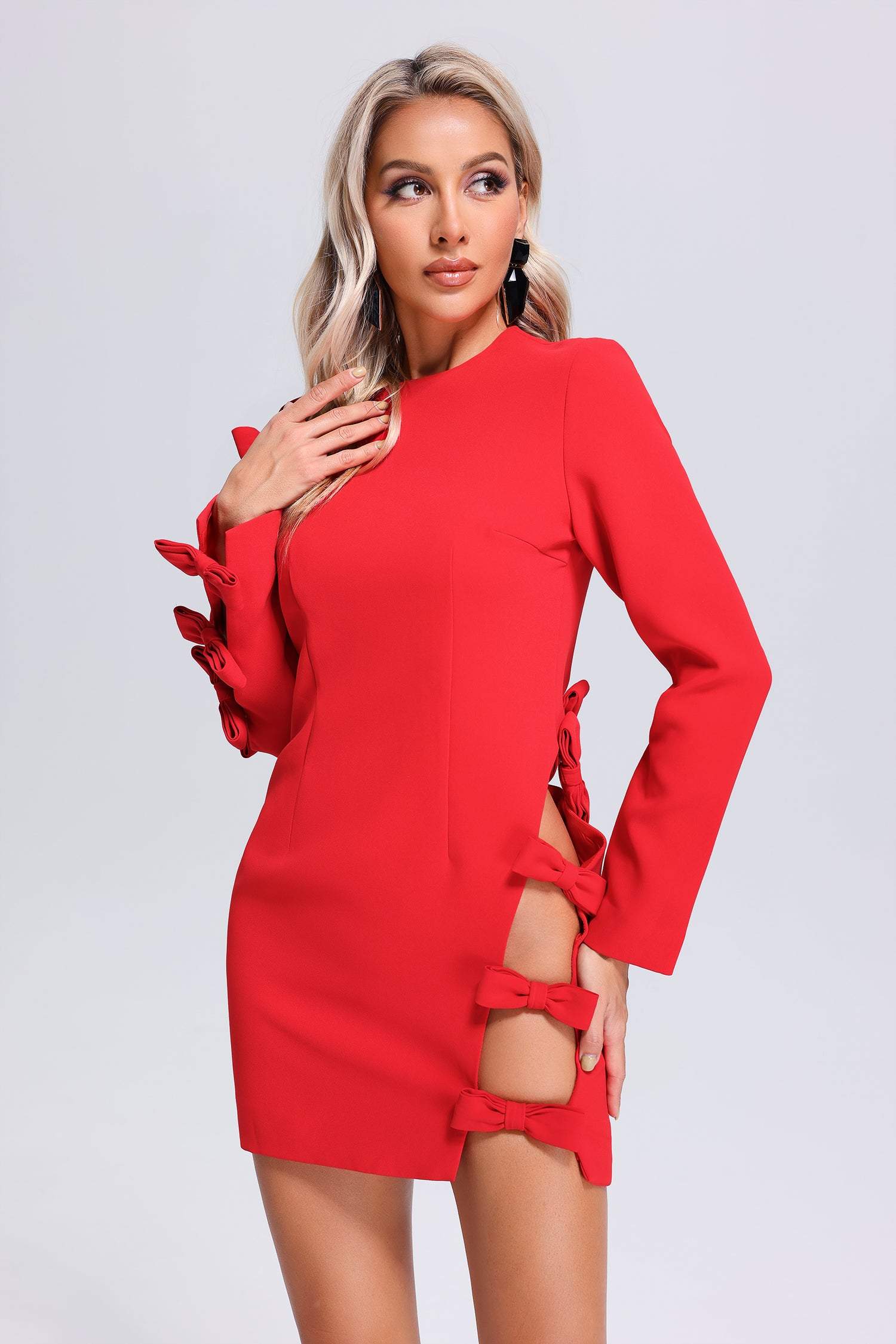 Josie Bowknots Mini Dress