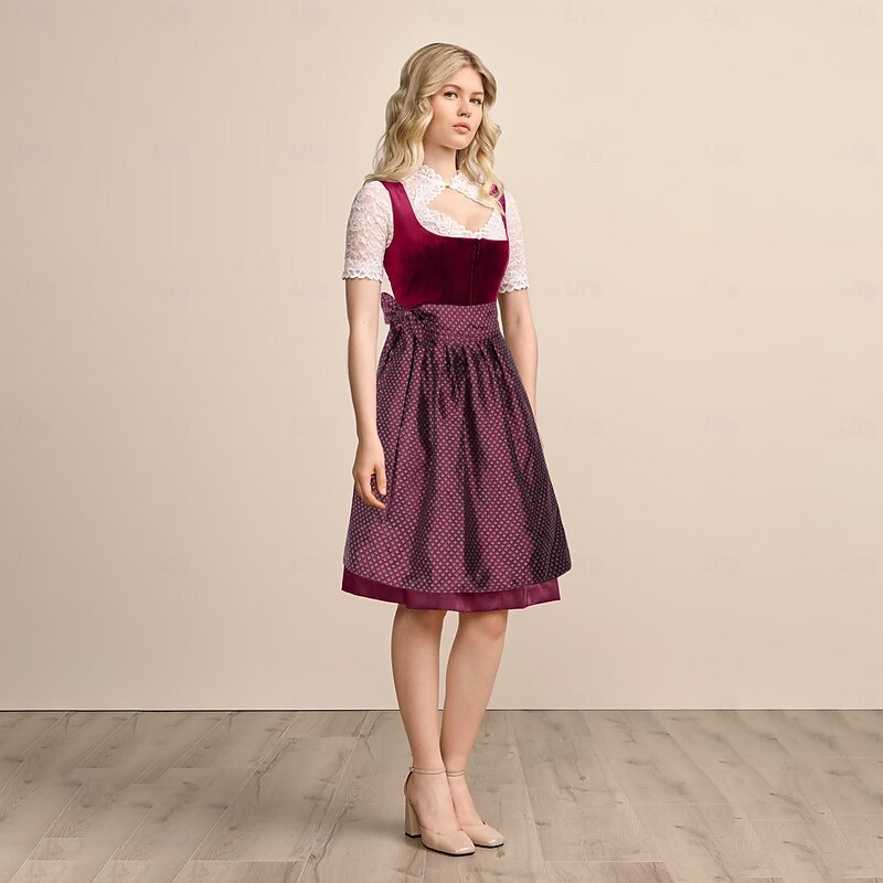 DirndlPop Rot Vanessa Dirndl Bayern Kostüme für das Bierfest