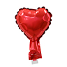 Heart aluminum foil balloon 5 inch 1 card per pack