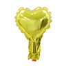 Heart aluminum foil balloon 5 inch 1 card per pack