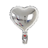 Heart aluminum foil balloon 5 inch 1 card per pack