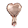 Heart aluminum foil balloon 5 inch 1 card per pack