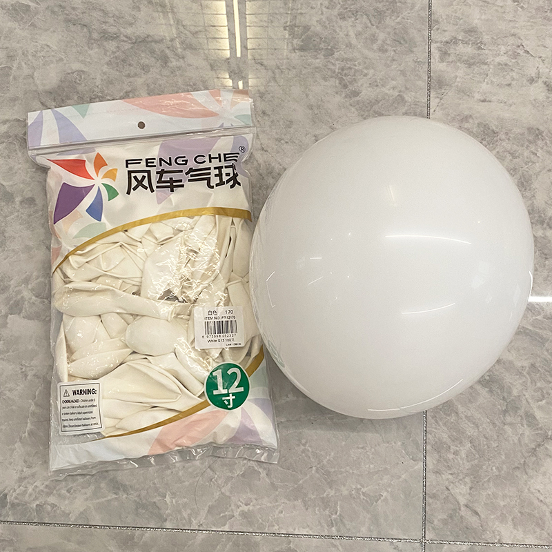 12in, 100ct, FENG CHE Matte Balloon Birthday Party Decoration With Thick Latex Balloon Soft Balloon Decoration-YauSpark