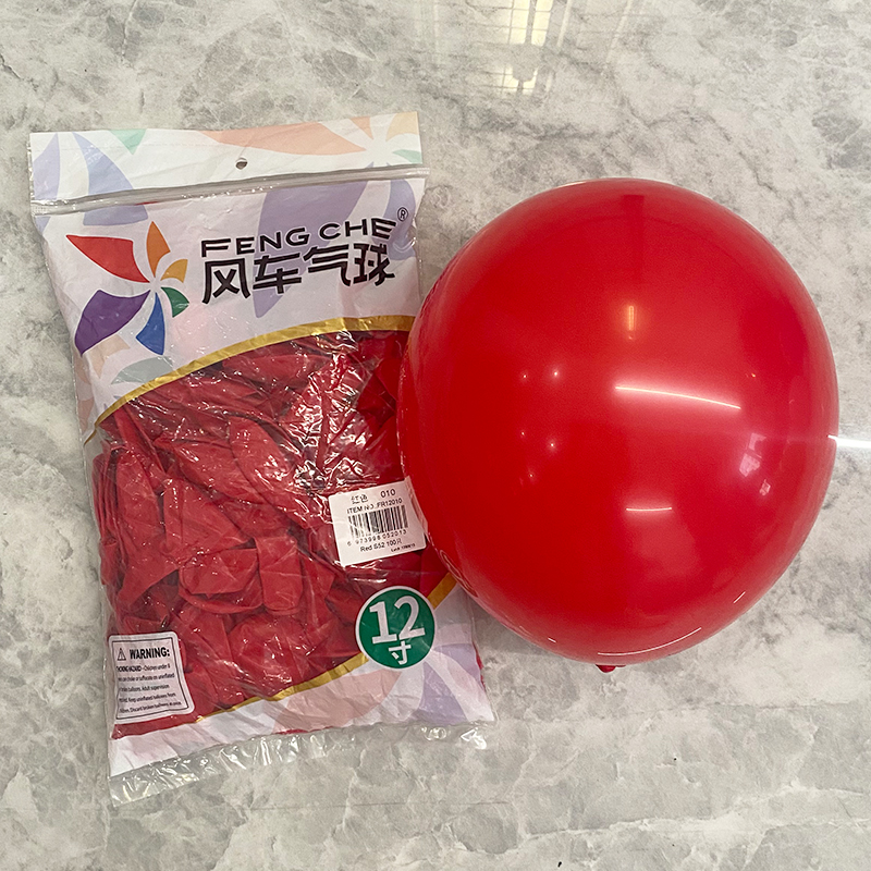 12in, 100ct, FENG CHE Matte Balloon Birthday Party Decoration With Thick Latex Balloon Soft Balloon Decoration-YauSpark