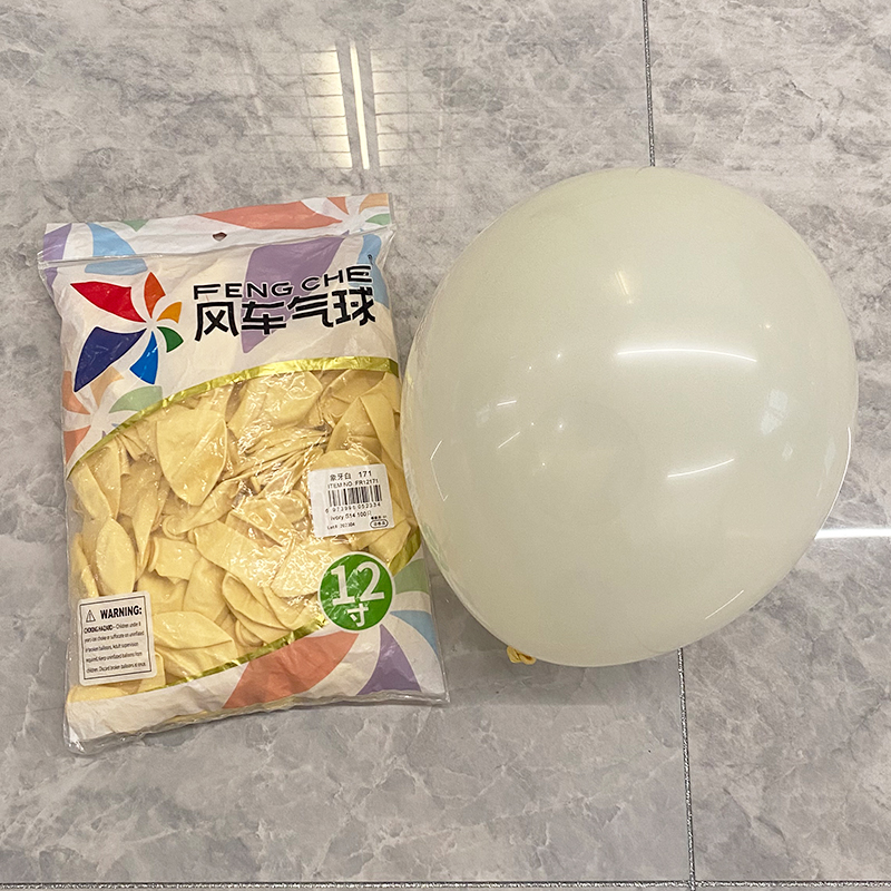 12in, 100ct, FENG CHE Matte Balloon Birthday Party Decoration With Thick Latex Balloon Soft Balloon Decoration-YauSpark