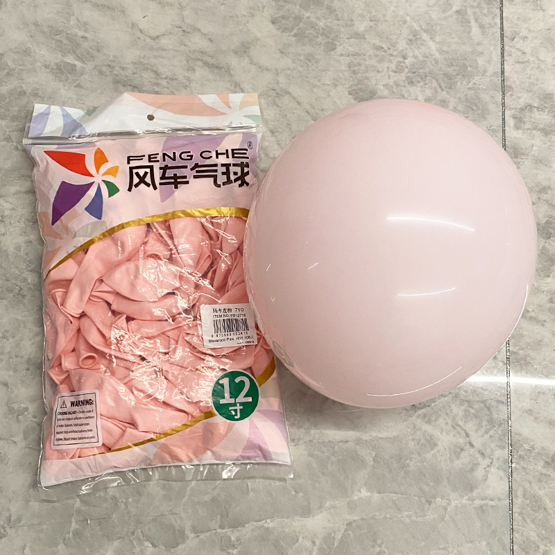 12in, 100ct, FENG CHE Colorful Balloons Macaron Balloons Colorful Wedding Anniversary Party Decoration Balloons-YauSpark