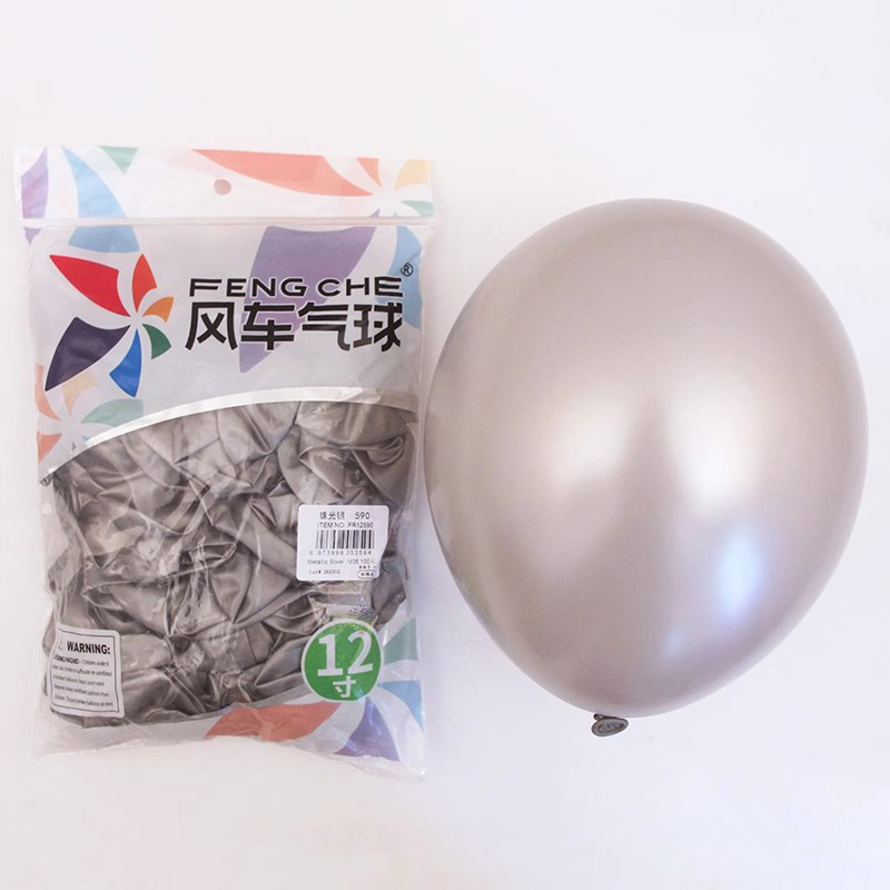 Thickened 3.2g round pearlescent latex balloon party decorations