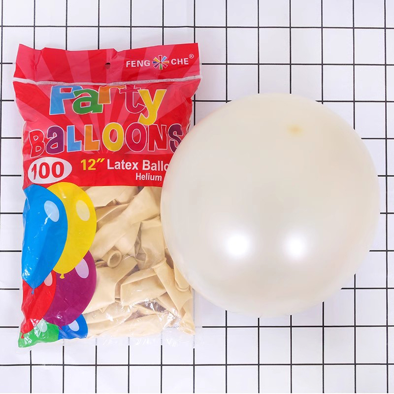 Thickened 3.2g round pearlescent latex balloon party decorations