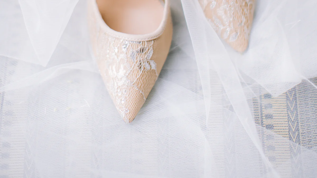 Choosing Between White Flats and Heels for Your Wedding Day
