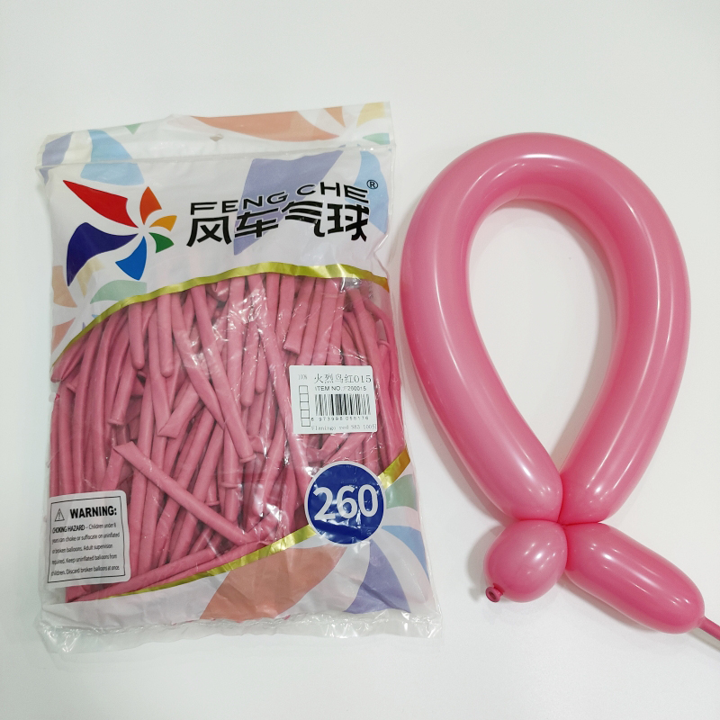 FENG CHE 260 thick long balloon twisted latex animal magic shape birthday balloon，100ct-YauSpark