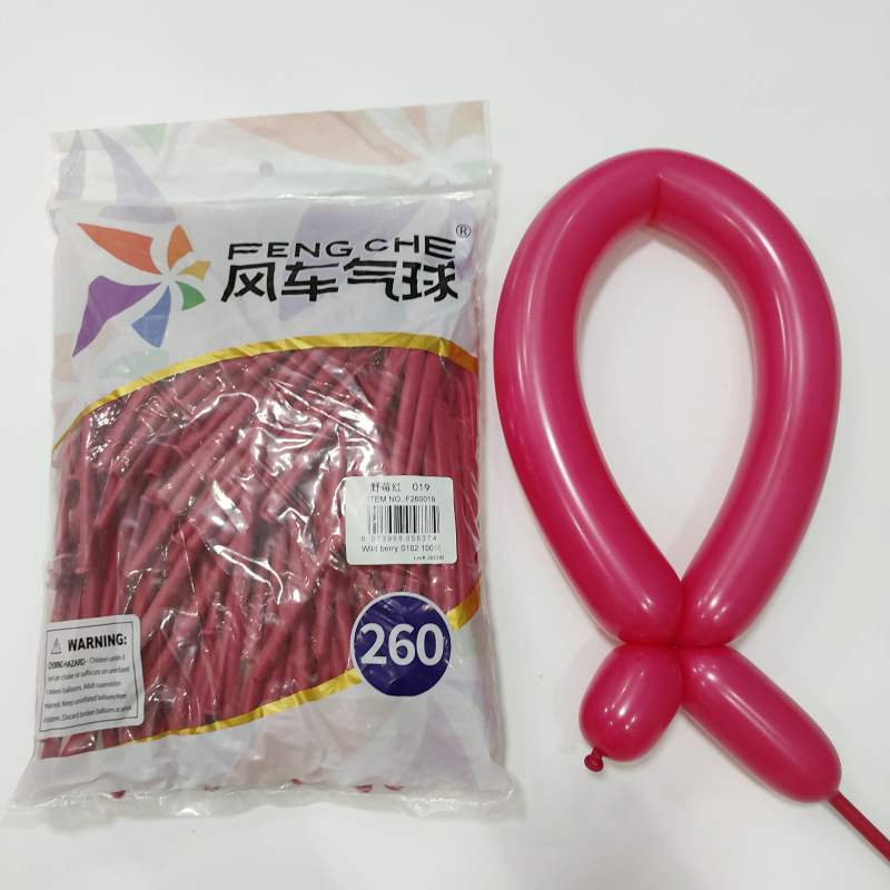 FENG CHE 260 thick long balloon twisted latex animal magic shape birthday balloon，100ct-YauSpark