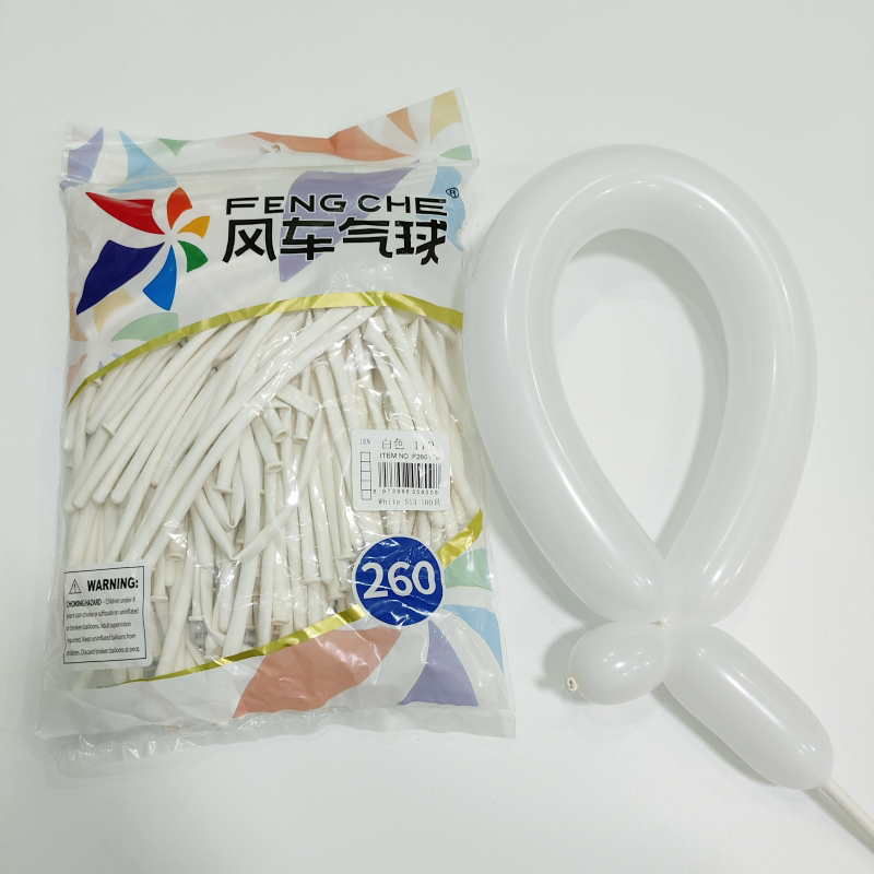 FENG CHE 260 thick long balloon twisted latex animal magic shape birthday balloon，100ct-YauSpark