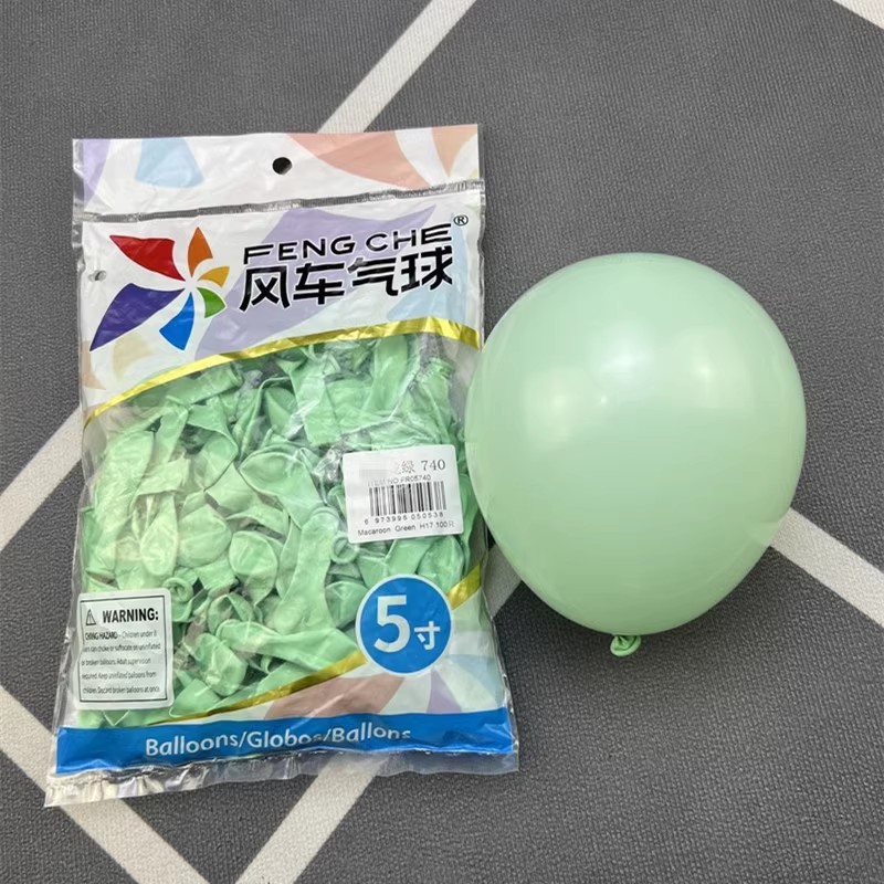 FENG CHE Rainbow Macaron Color Latex Balloons Party Balloons Garland