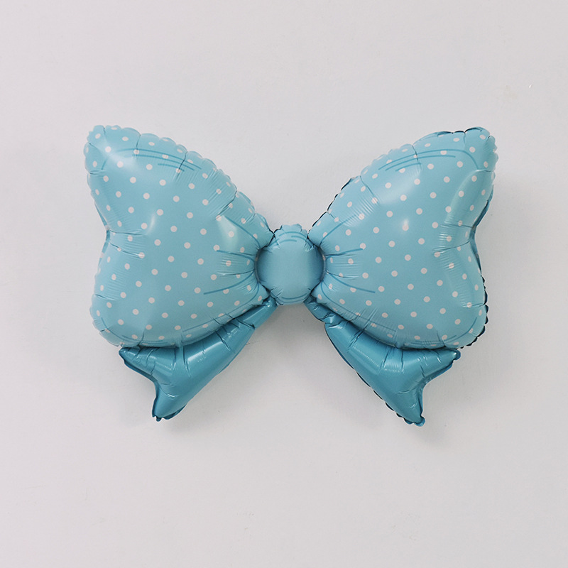 Large Bow Foil Balloon Polka Dot Bow Balloon Theme Party Decoration
