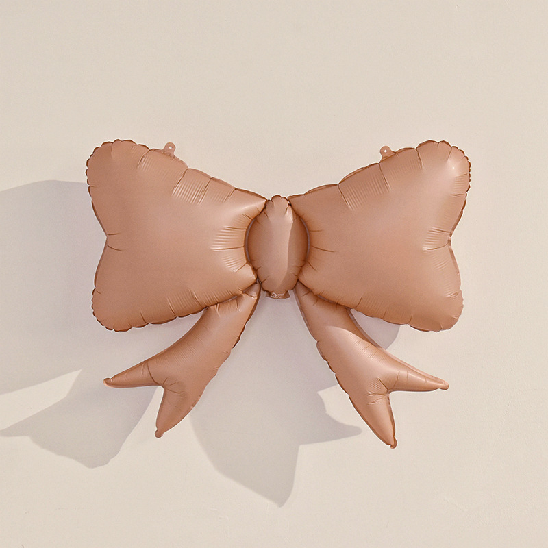 Bowknot Big Balloon Maca Bowknot Theme Birthday Party Foil Bowknot Bal