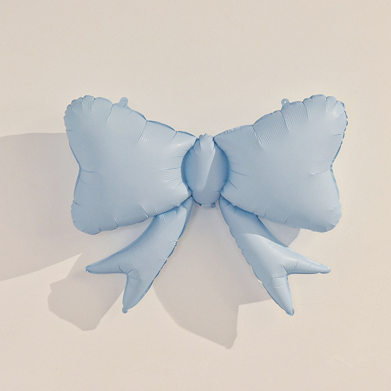 Bowknot Big Balloon Maca Bowknot Theme Birthday Party Foil Bowknot Bal