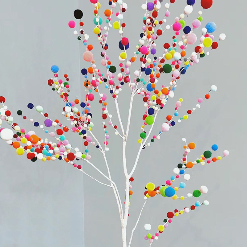Craft Pompom Multi-Size Colored Felt Ball DIY Art Creative Pompom Party Decorations，200pcs