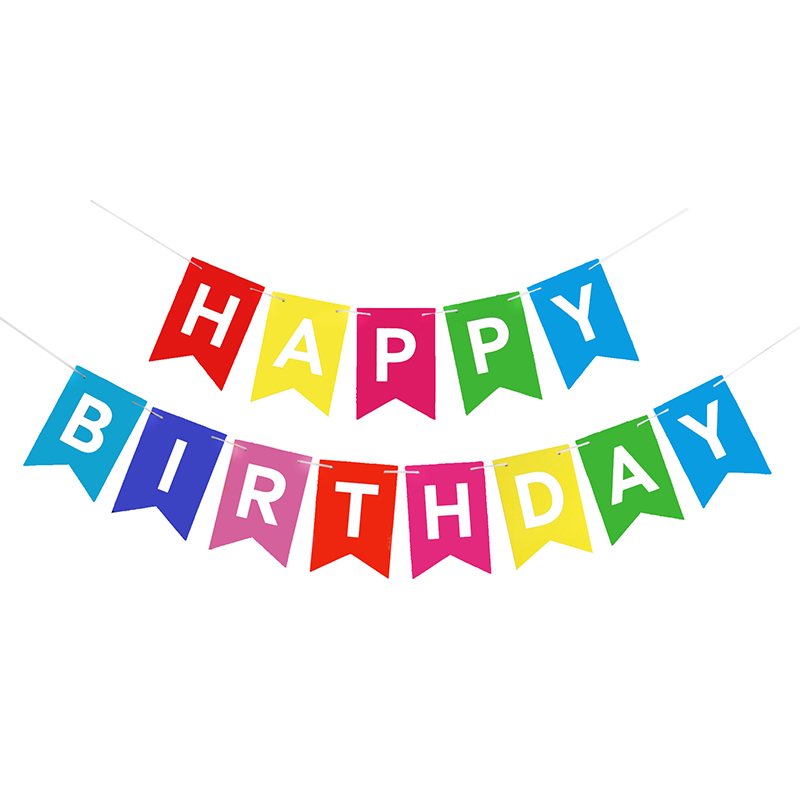 Happy Birthday Banner Birthday Party Backdrop Decoration Birthday Sign