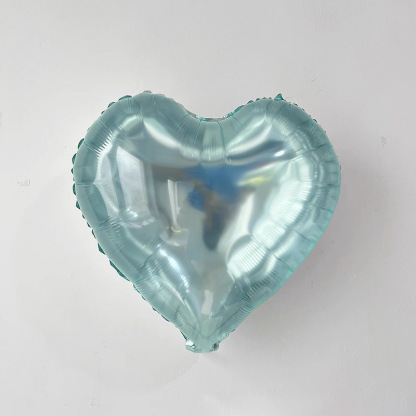 Crystal Heart Balloon Jelly Color Heart Foil Balloon Holiday Party Decoration，18in，50ct