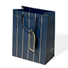 Velvet Navy Blue Vintage Jewelry Box, 1ct