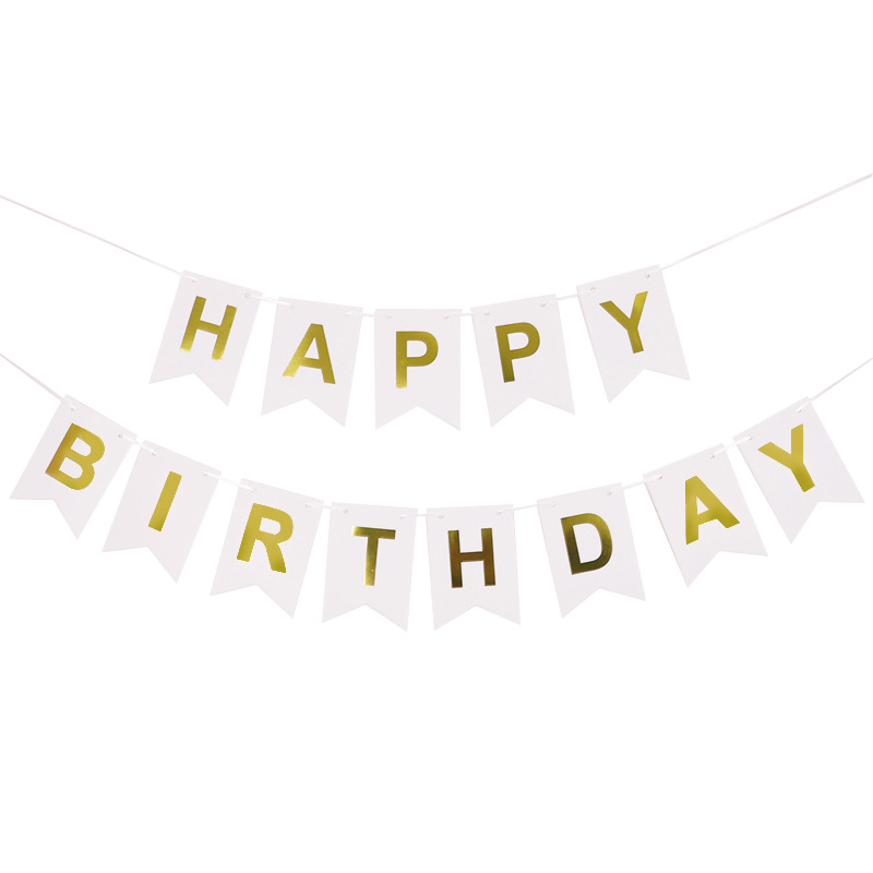 Happy Birthday Banner Birthday Party Backdrop Decoration Birthday Sign