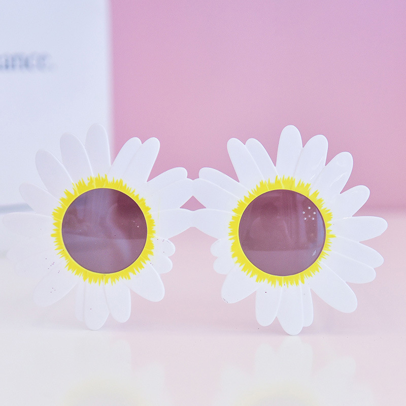 Fun Hawaiian Tropical Sunglasses Summer Sunglasses Flower Glasses