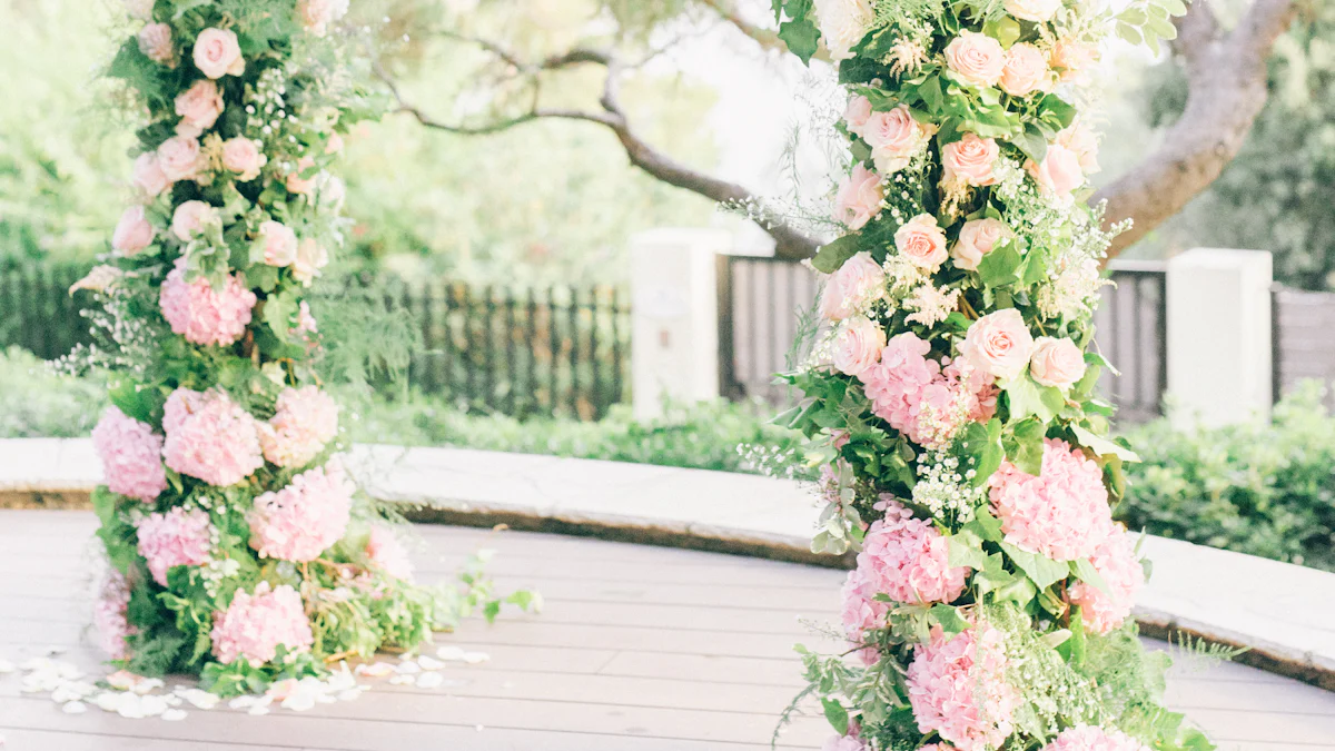 Cascading Floral Garlands