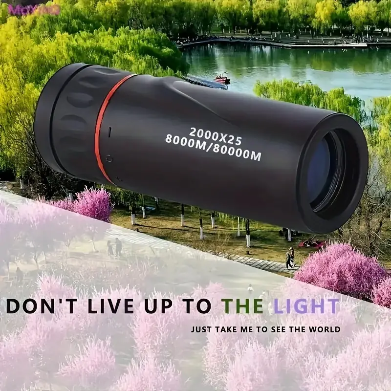 2000x25 12x hd magnification monocular 3 6 inch high power telescope 8000m 80000m gifts perfect photo gift details 2