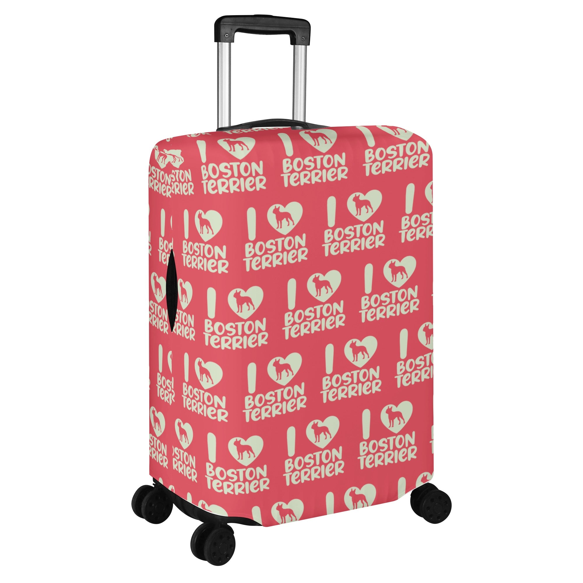 Pearl Luggage Cover for Boston Terrier lovers