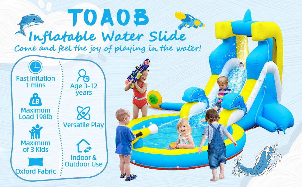 inflatable water slide