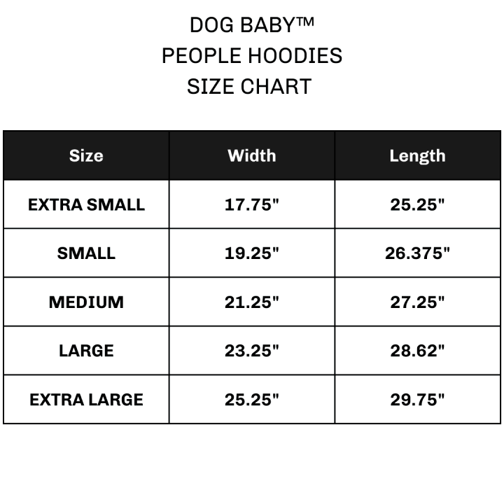 DOG BABY Logo People Hoodie