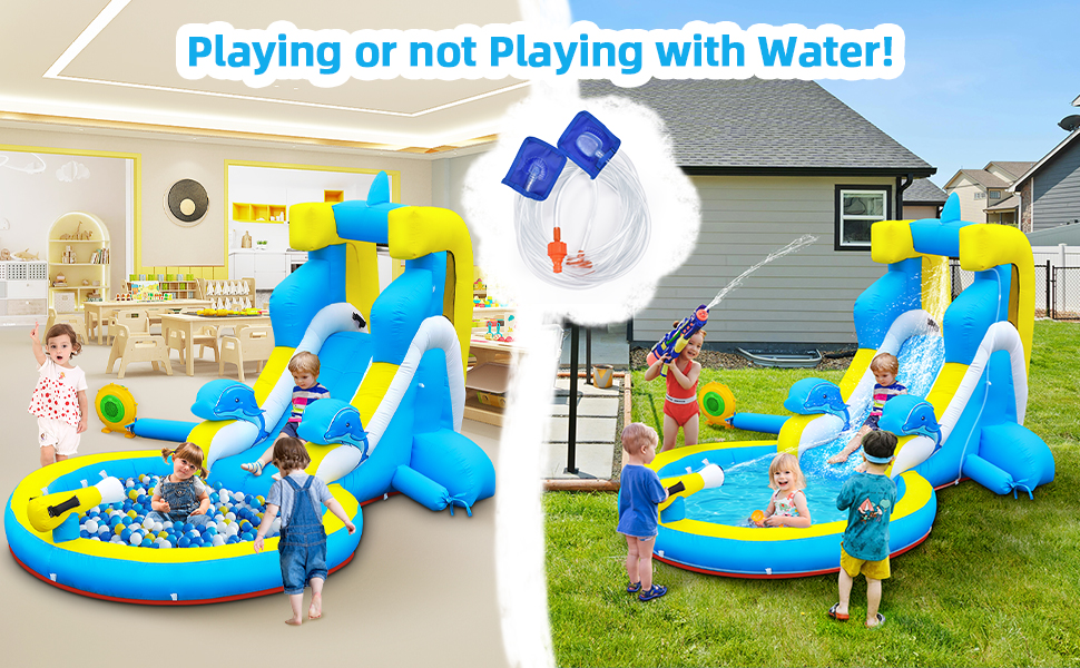 water bounce house