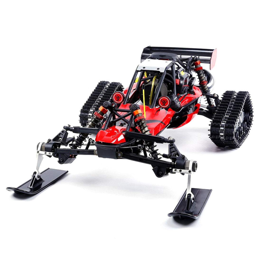 Rovan BAHA305AS Snow 1/5 2WD 2.4G RWD Gasoline Off-road Vehicle RC Model Car with 30.5cc Engine - RTR Version