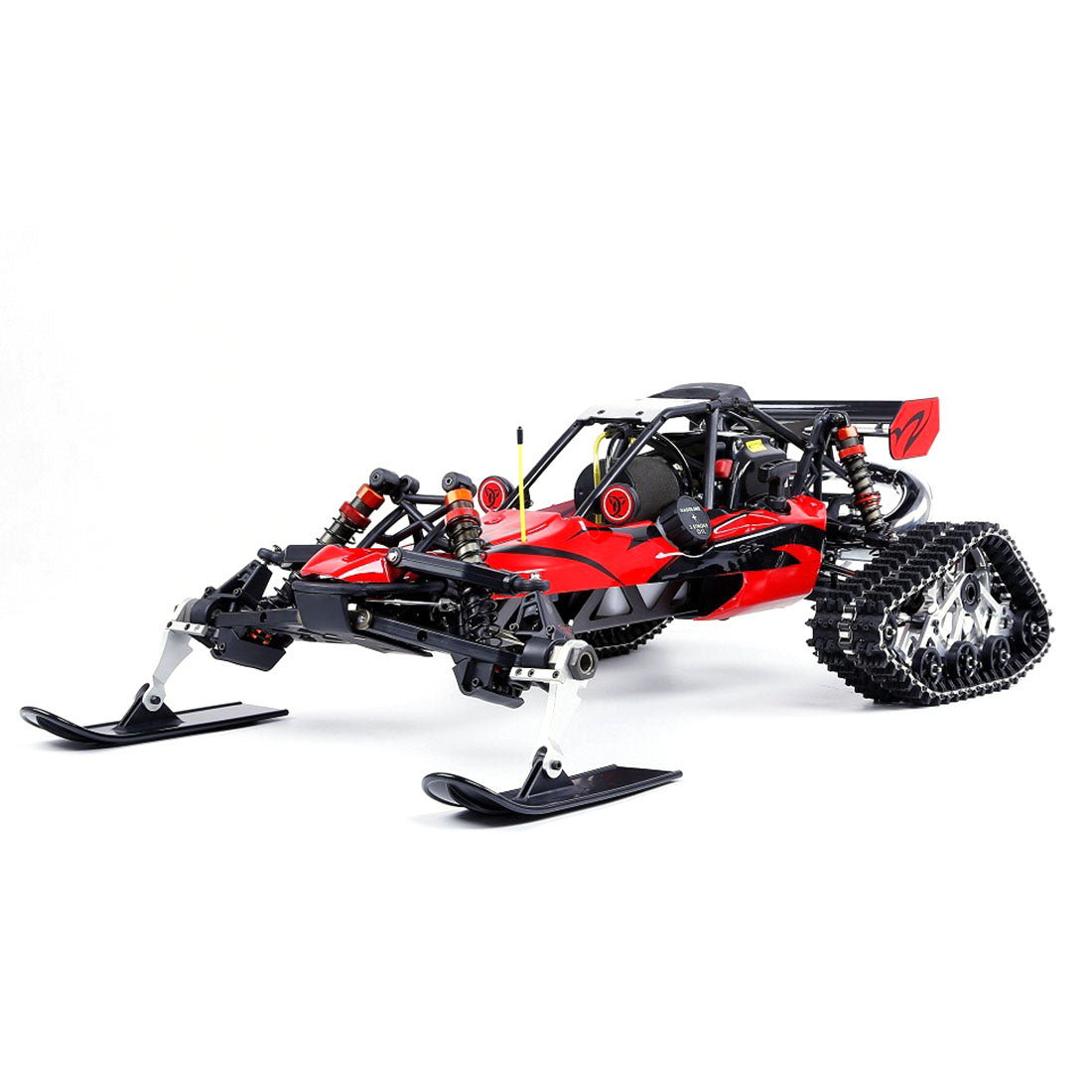 Rovan BAHA450AS Snow 1/5 2WD 2.4G RWD Gasoline Off-road Vehicle RC Model Car with 30.5cc Engine and 4 Tyres - RTR Version