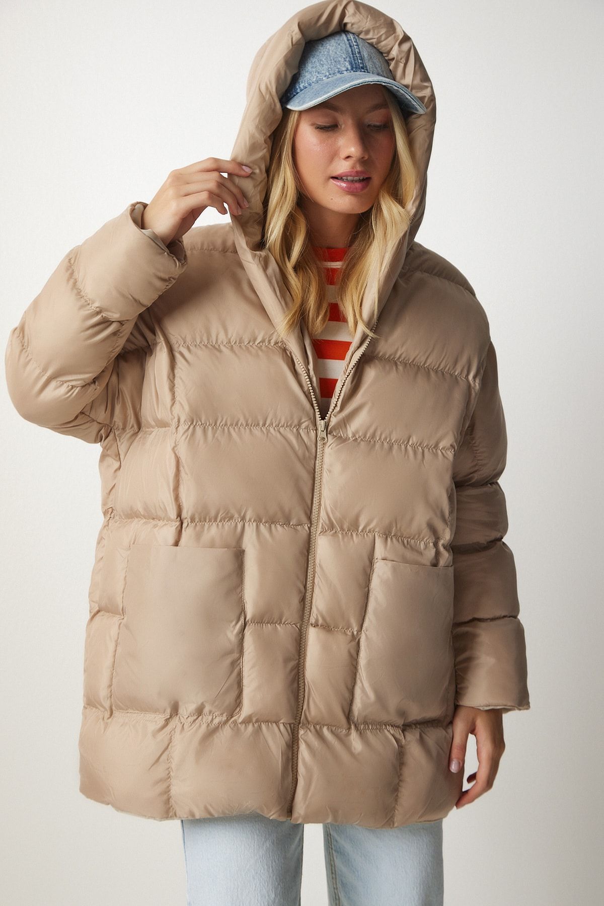 Women's Hooded Oversized Puffy Coat