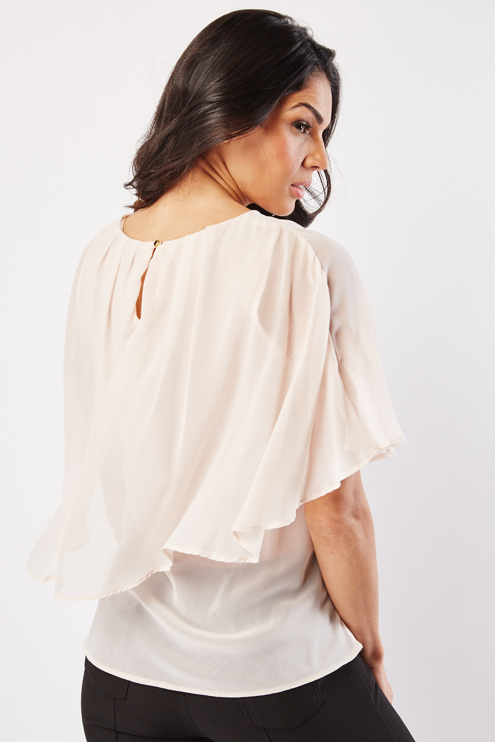 Sheer overlay top on sale