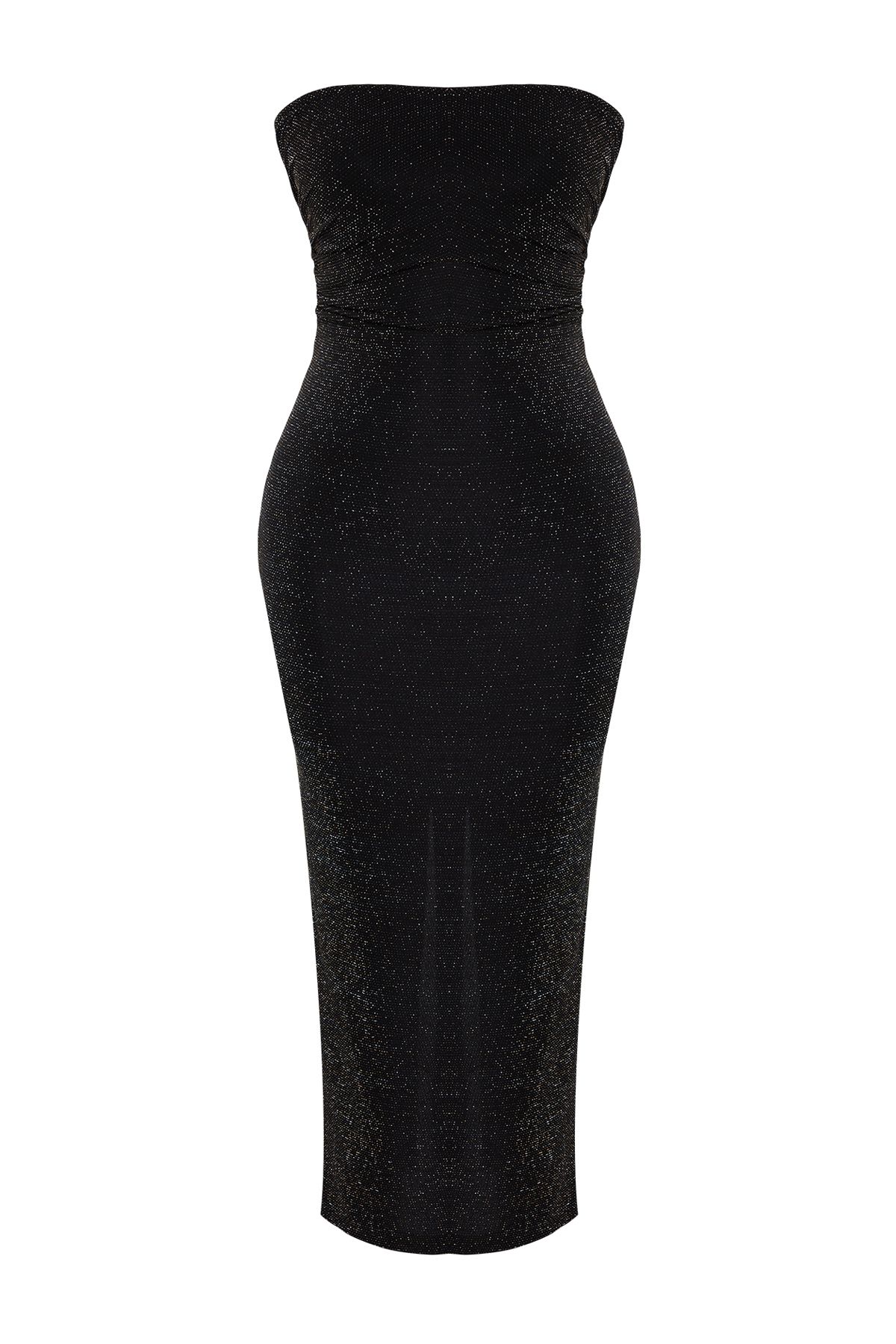 Bodycon Lined Glittered  Elegant Evening Dress