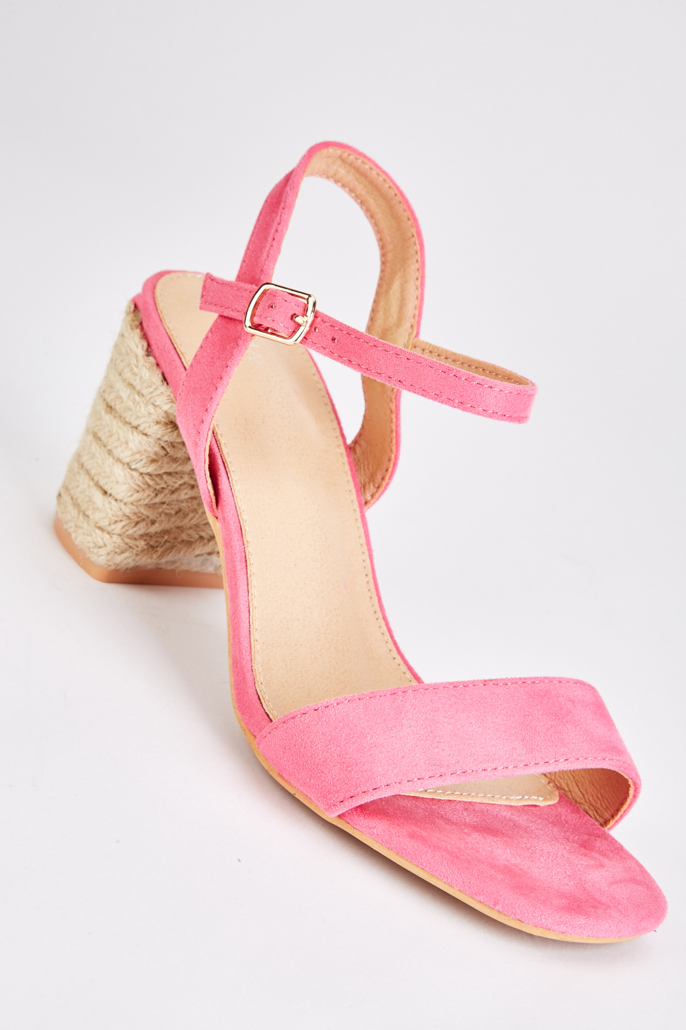 Espadrille Block Heel Sandals Everything5Pounds