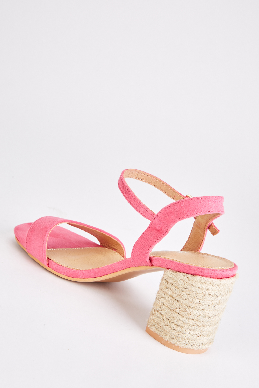 Espadrille fashion block heel sandals