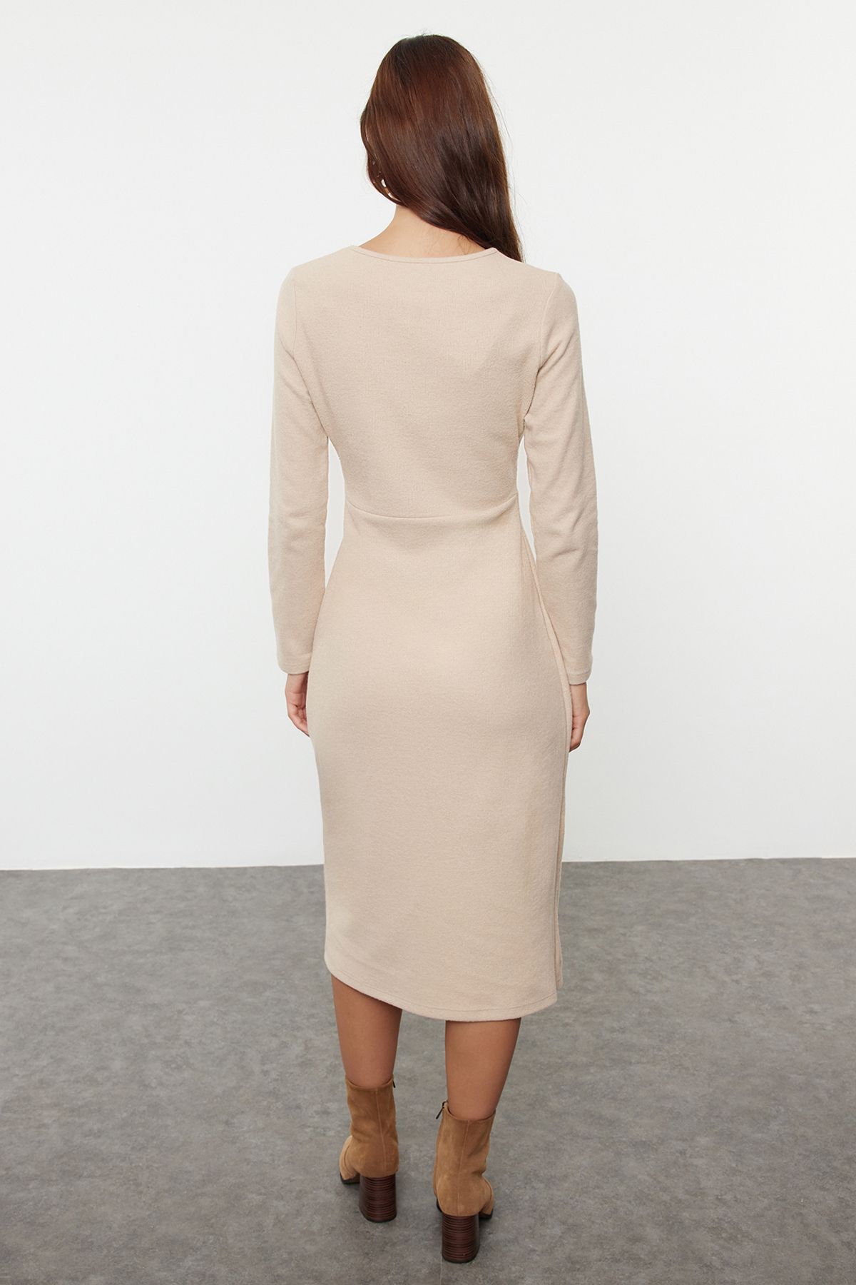 Midi plain dress best sale