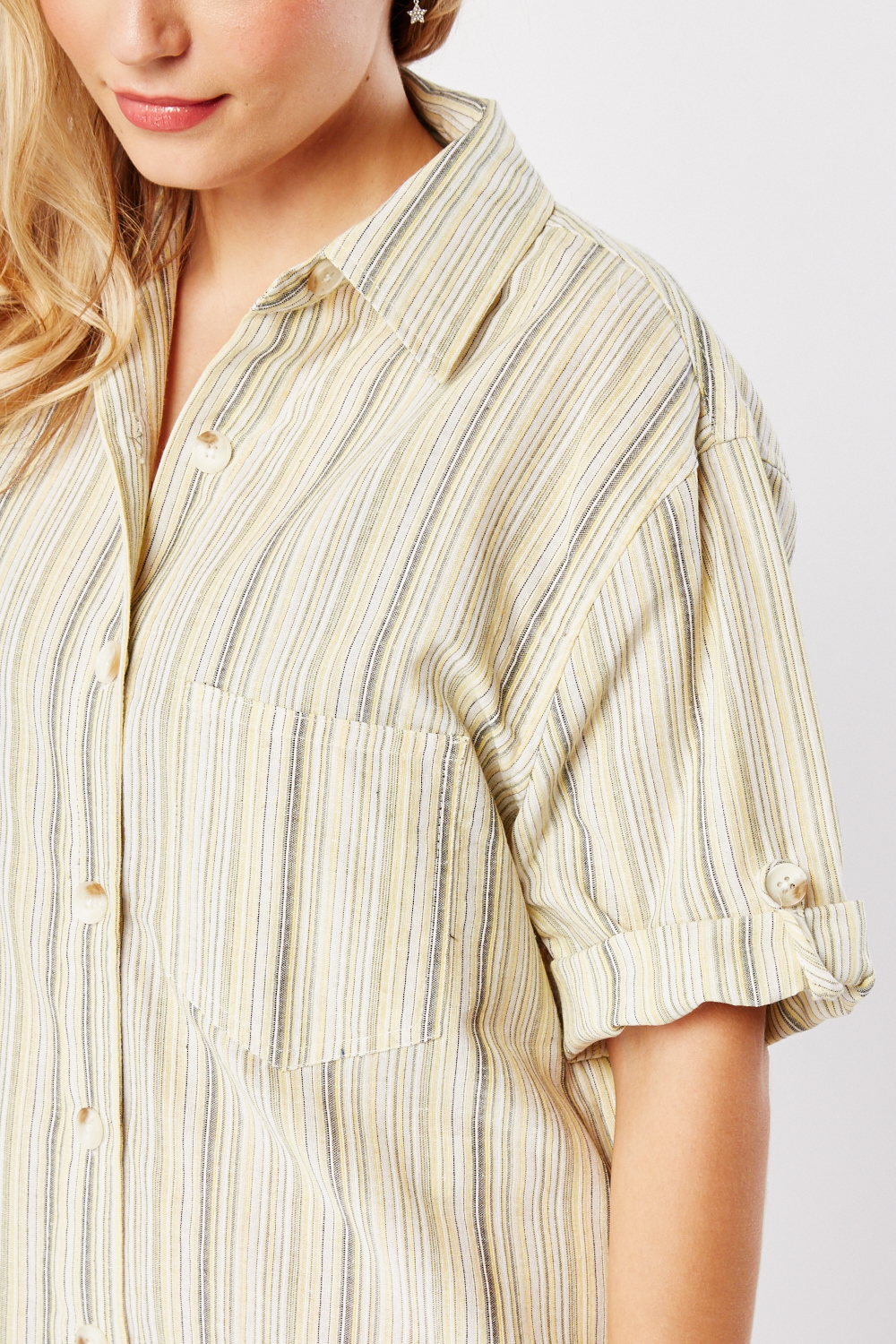 Multi Stripe Shirt Dress Everything5Pounds