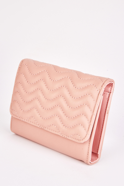 Quilted Faux Leather Purse