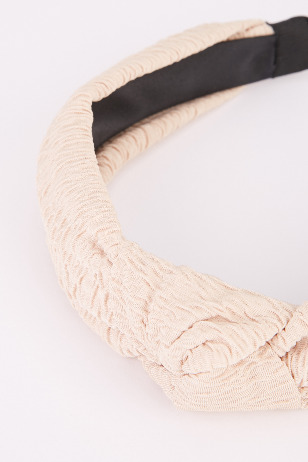 Ruched Knotted Headband
