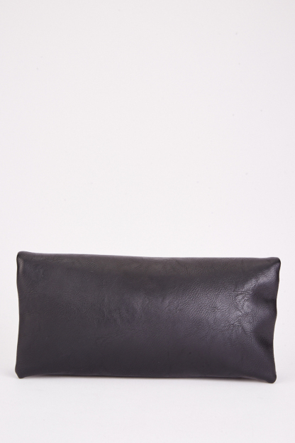 Textured Clutch Shoulder Bag